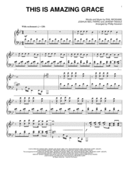 This Is Amazing Grace Sheet Music by Phil Wickham