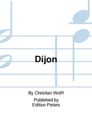 Dijon Sheet Music by Christian Wolff