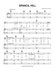 Spancil Hill Sheet Music by Traditional Irish Folk Song