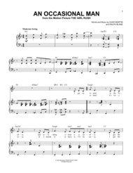 An Occasional Man Sheet Music by Hugh Martin