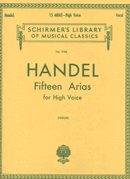 15 Arias Sheet Music by George Frideric Handel