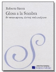 Glosa a la Sombra Sheet Music by Roberto Sierra