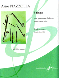 3 Tangos Sheet Music by Astor Piazzolla