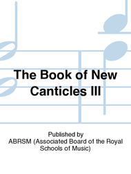 The Book of New Canticles III Sheet Music by Various