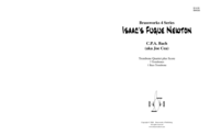 Isaac's Fugue Newton Sheet Music by CPA Bach (Joe Cea)