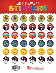 Music Award Stickers Sheet Music by Various Authors