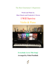 "I Will Survive" for Violin and Piano Sheet Music by Gloria Gaynor