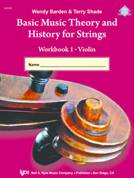 Basic Music Theory And History For Strings Workbook 1 - Violin Sheet Music by Wendy Barden