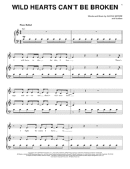 Wild Hearts Can't Be Broken Sheet Music by Pink