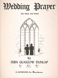 Wedding Prayer Sheet Music by Fern Glasgow Dunlap