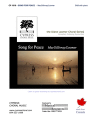 Song for Peace (SAB) Sheet Music by Allister MacGillivray