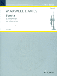 Sonata op. 1 Sheet Music by Sir Peter Maxwell Davies