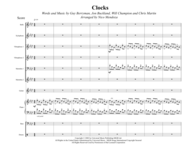 Clocks (arranged for percussion ensemble) Sheet Music by Coldplay