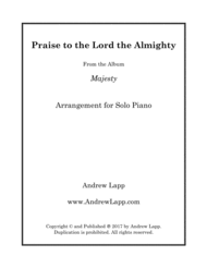 Praise to the Lord the Almighty - Solo Piano Sheet Music by Joachim Neander