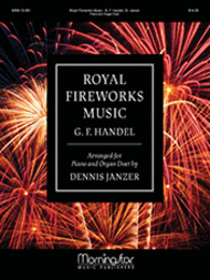 Royal Fireworks Music: Piano and Organ Duet Sheet Music by George Frideric Handel