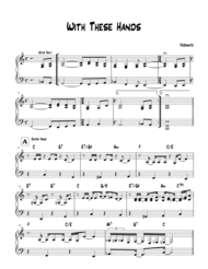 With These Hands Sheet Music by Russell Ferrante