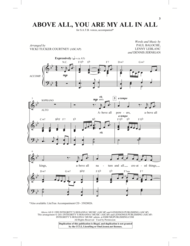 Above All Sheet Music by Dennis Jernigan