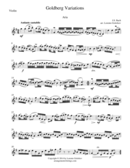 Goldberg Variations Sheet Music by Johann Sebastian Bach