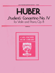 Student's Concertino No. IV Sheet Music by Adolf Huber
