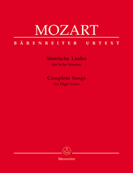Samtliche Lieder for High Voice Sheet Music by Wolfgang Amadeus Mozart