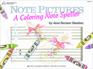 Note Pictures: A Coloring Note Speller Sheet Music by Jane Smisor Bastien
