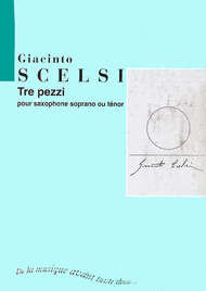 Tre Pezzi Sheet Music by Giacinto Scelsi