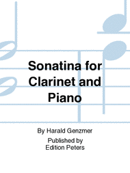 Sonatina for Clarinet and Piano Sheet Music by Harald Genzmer