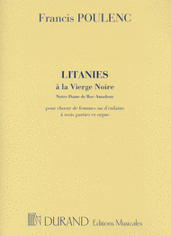 Litanies a la Vierge Noire Sheet Music by Francis Poulenc