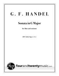 Sonata in G Major for Flute and Continuo
