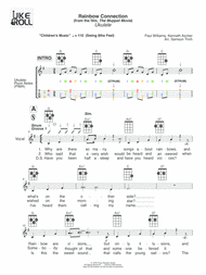 Rainbow Connection - Ukulele Sheet Music by Kermit The Frog
