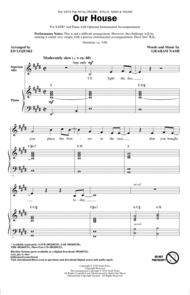 Our House (arr. Ed Lojeski) Sheet Music by Crosby Stills Nash and Young
