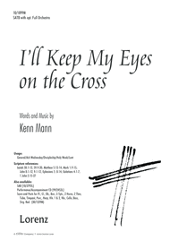 I'll Keep My Eyes on the Cross Sheet Music by Kenn Mann