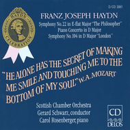 Symphonies 22 & 104 Piano Con Sheet Music by Franz Joseph Haydn