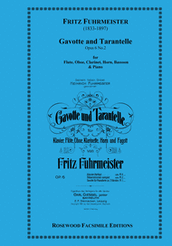 Gavotte & Tarantelle Sheet Music by Fritz Fuhrmeister