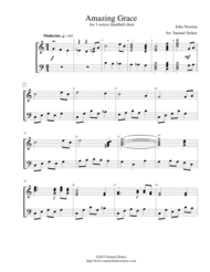 Amazing Grace - for 3-octave handbell choir Sheet Music by John Newton
