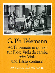 46th Trio sonata G minor TWV 42:g7 Sheet Music by Georg Philipp Telemann