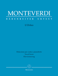 L'Orfeo Sheet Music by Claudio Monteverdi