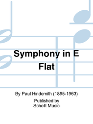 Symphonie in Es Sheet Music by Hindemith P