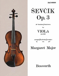 Sevcik Opus 3 - 40 Variations for Viola Sheet Music by Ottakar Sevcik