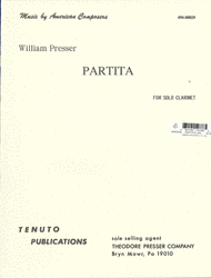 Partita Sheet Music by William Presser