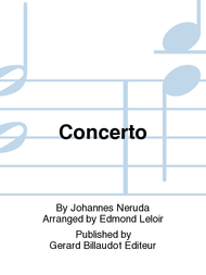 Concerto Sheet Music by Johannes Neruda