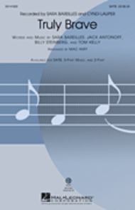 Truly Brave - ShowTrax CD Sheet Music by Cyndi Lauper
