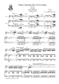 Vivaldi - Flute Concerto No.2 in G minor 'La Notte' Op.10