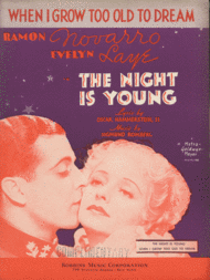 When I Grow Too Old To Dream Sheet Music by Sigmund Romberg