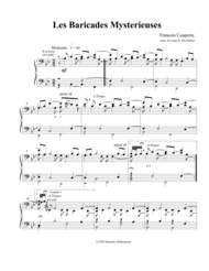 Les Baricades Mysterieuses Sheet Music by Francois Couperin