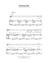 Mustang Sally Sheet Music by Bonny Rice