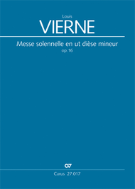 Messe solennelle en ut diese mineur Sheet Music by Louis Vierne