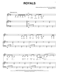Royals Sheet Music by Lorde