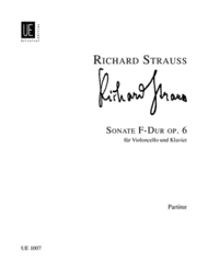 Sonata Op.6 in F Major Sheet Music by Richard Strauss