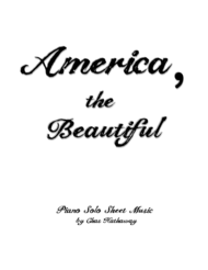 America the Beautiful Sheet Music by Chas Hathaway